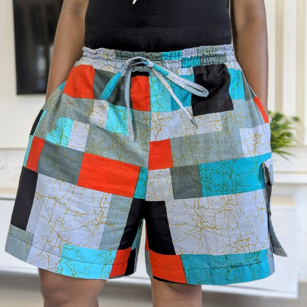 SHORT EN WAX MULTICOLORE