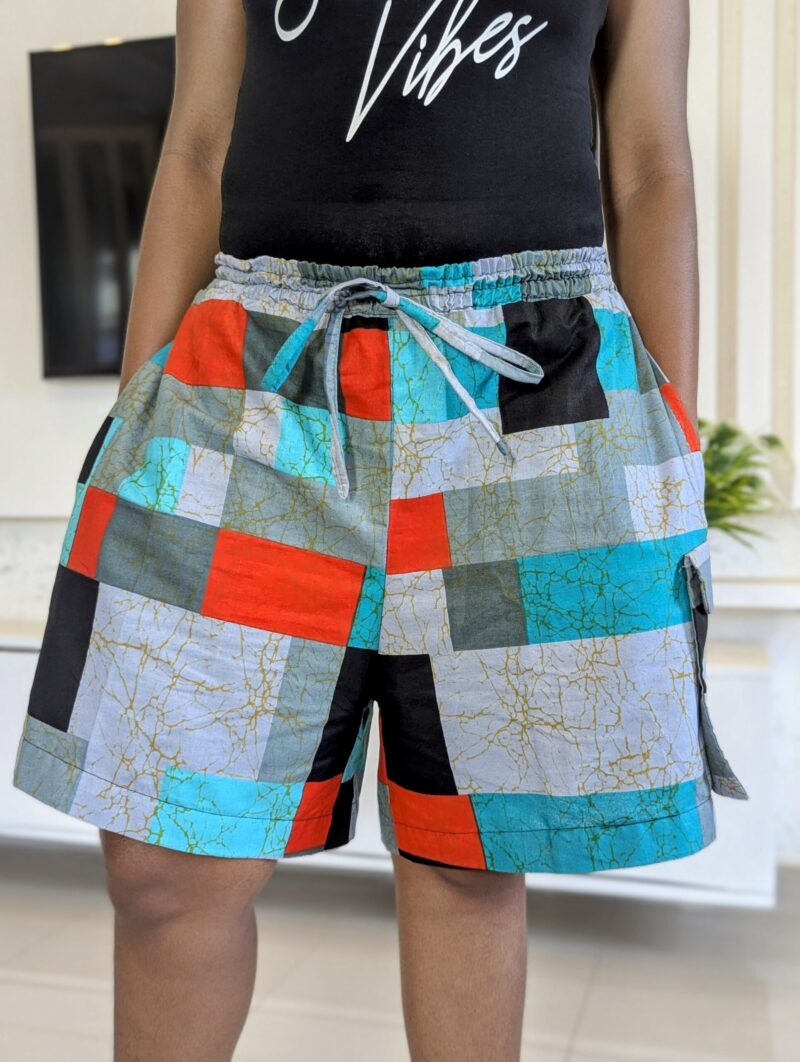 SHORT EN WAX MULTICOLORE