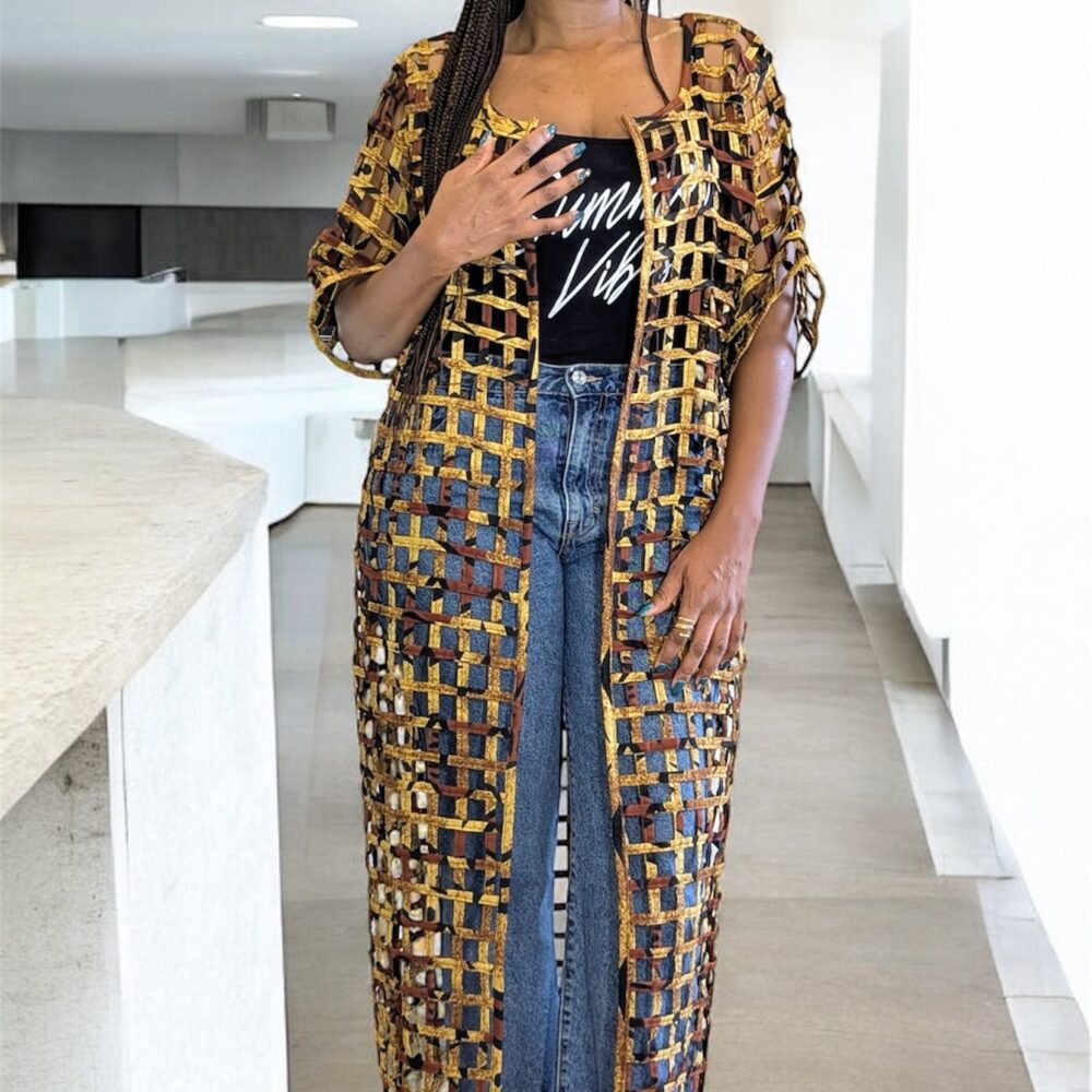 05 Kimono En Maille Fait Main