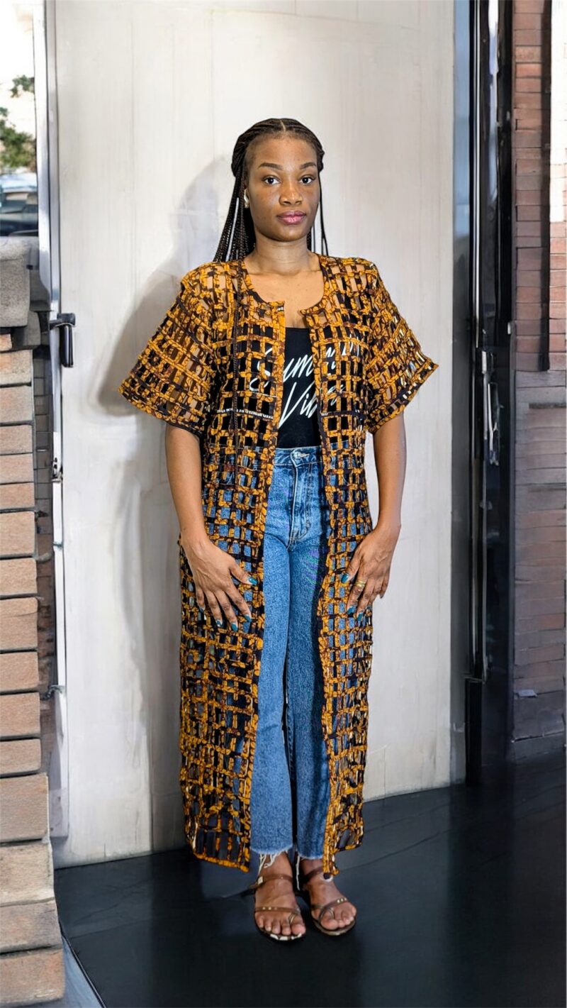 Kimono En Maille Fait Main