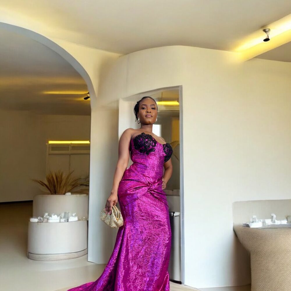 Ensemble Jupe et Haut de Soirée Fuchsia Glamour
