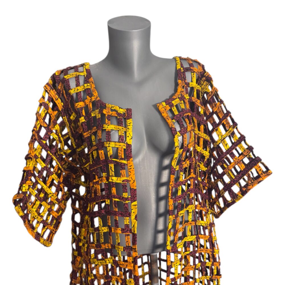 Kimono En Maille En Wax