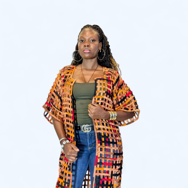 Kimono En Maille Fait Main