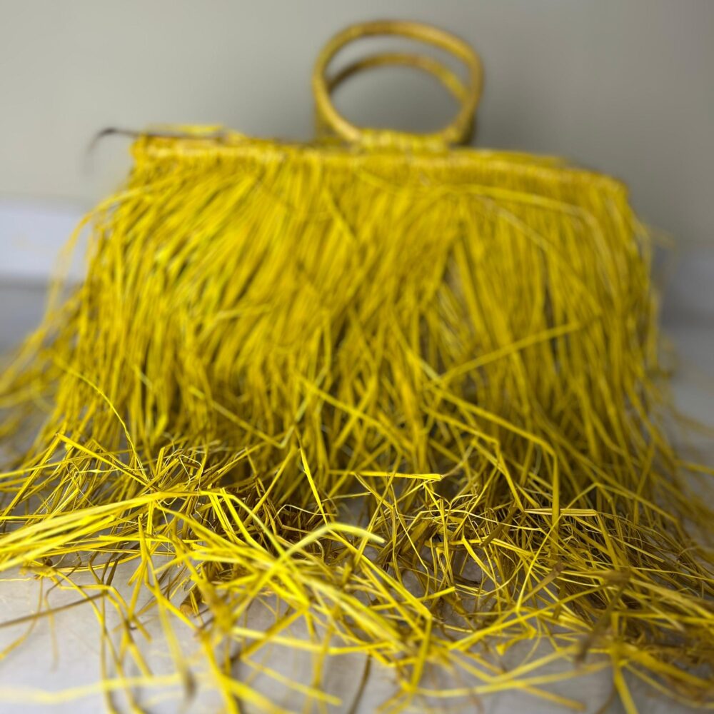 Sac "Eden" en Raphia Naturel – L'Incontournable de l'Été