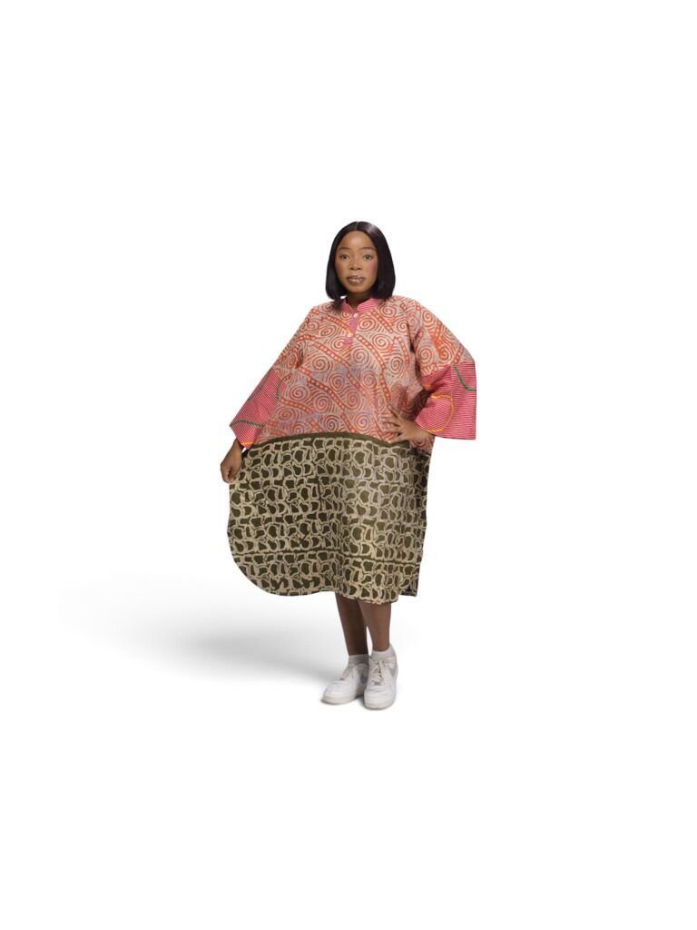 Robe Midi Bicolore