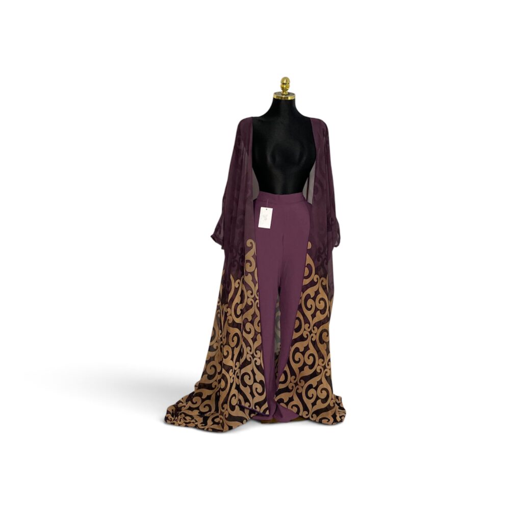 Ensemble Kimono Mousseline & Pantalon Crêpe — Nanfii