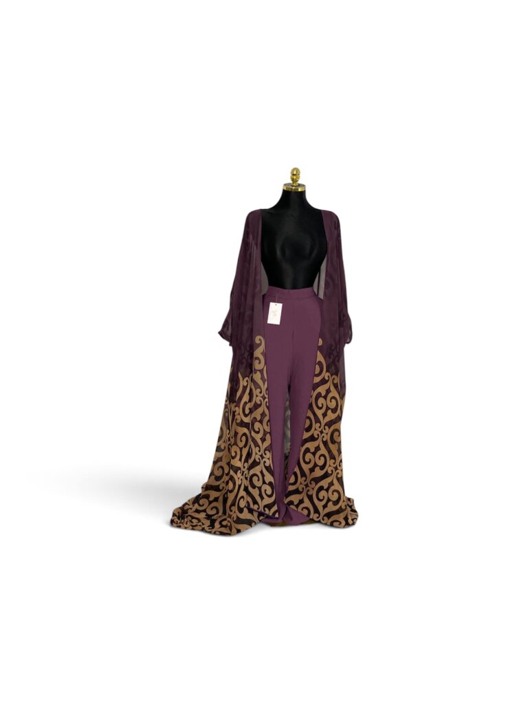 Ensemble Kimono Mousseline & Pantalon Crêpe — Nanfii